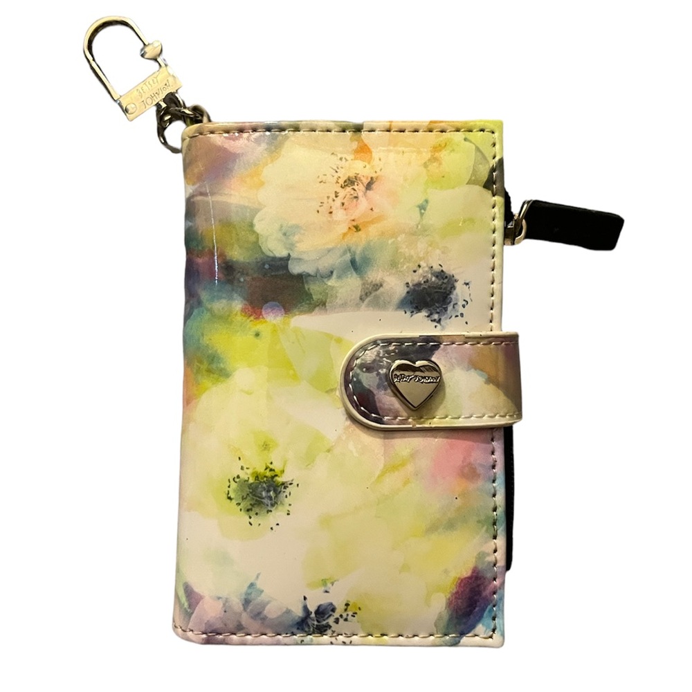 Betsy Johnson Watercolor Floral Wallet